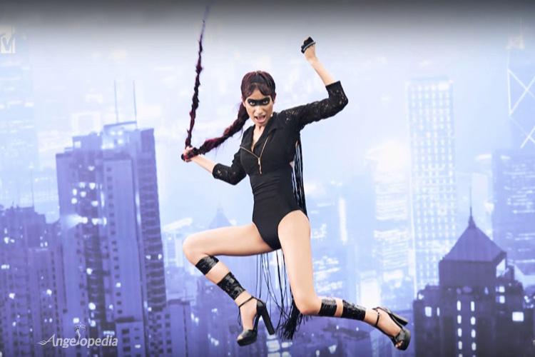 Supergirl with a Fiery Blaze Gloria Tepp