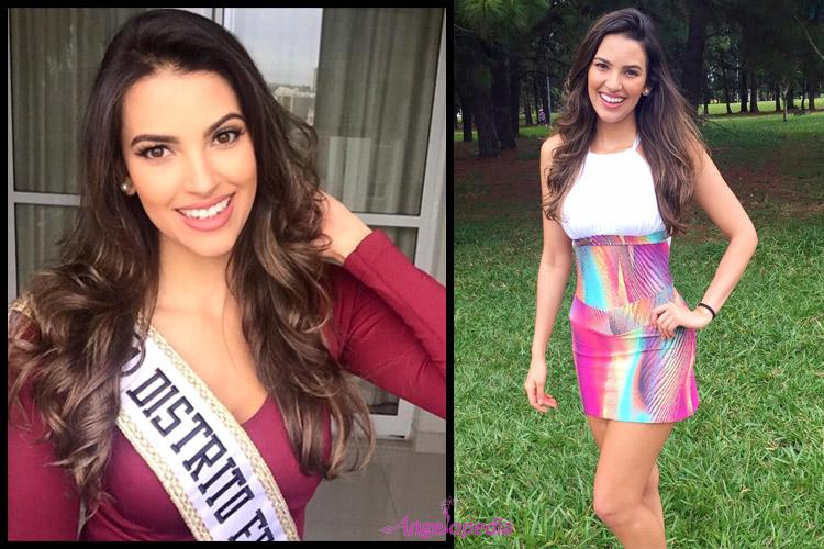 Thaina Magalhaes hailing from Distrito Federal for Miss Mundo Brasil 2015
