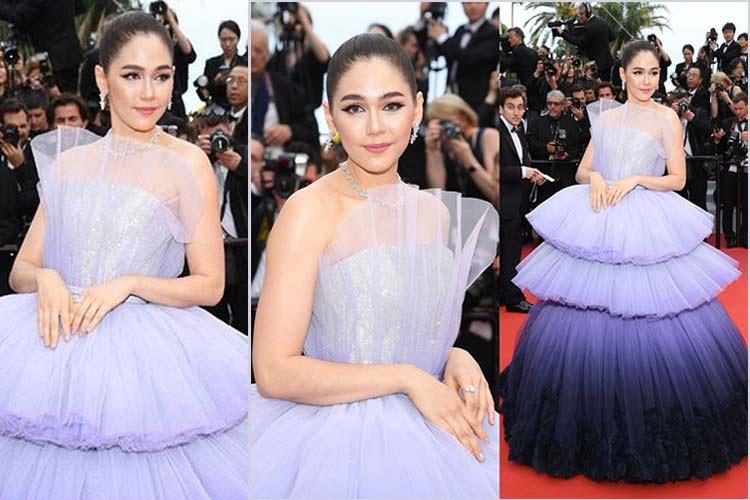 Araya Alberta Hargate at the Cannes Film Festival 2019