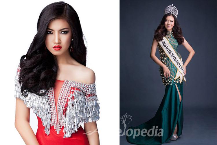 W May Shin Sein Miss Myanmar for Miss Intercontinental 2015