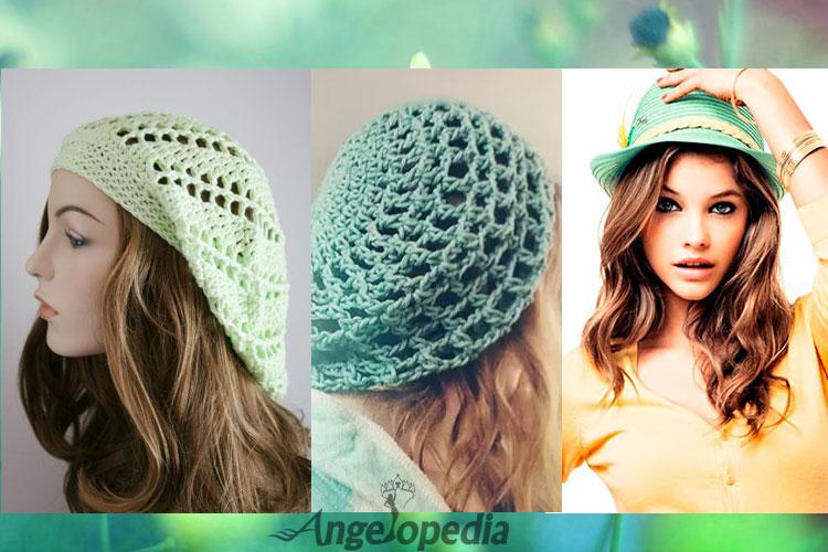 Overcome the summer heat with mint green hat