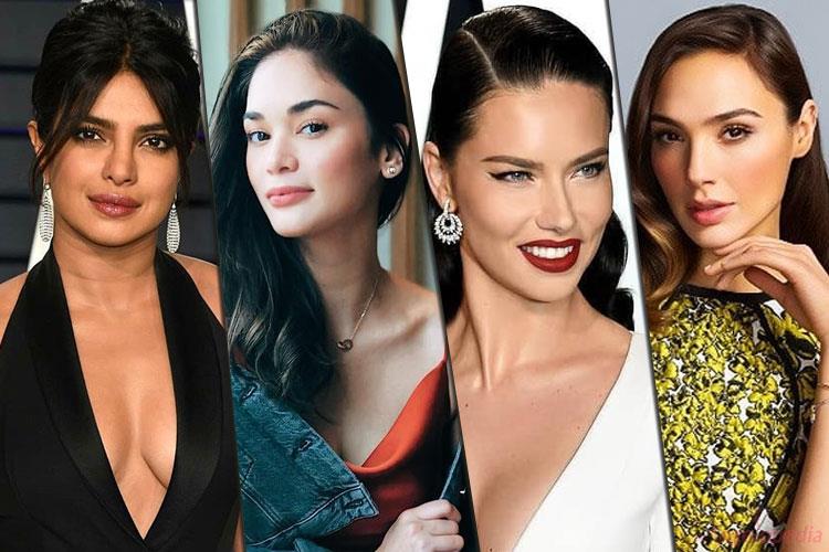 Beauty Pageant Winners With Wax Statues At Madame Tussauds