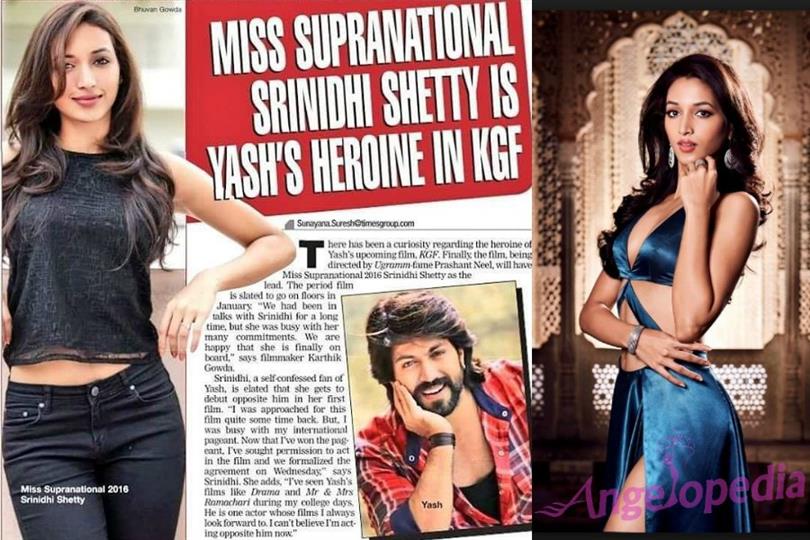 Miss Supranational 2016 Srinidhi Shetty to start filming for debut movie soon